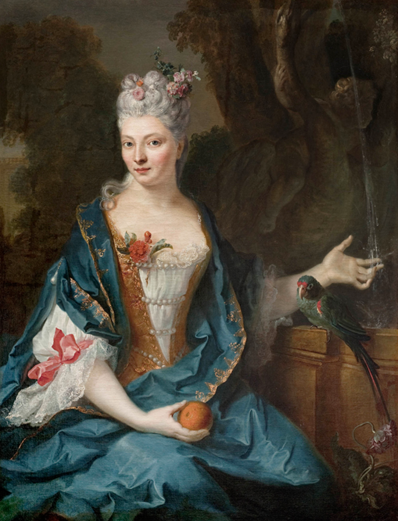 Jean-Baptiste Oudry 'Seated Lady in a Garden'