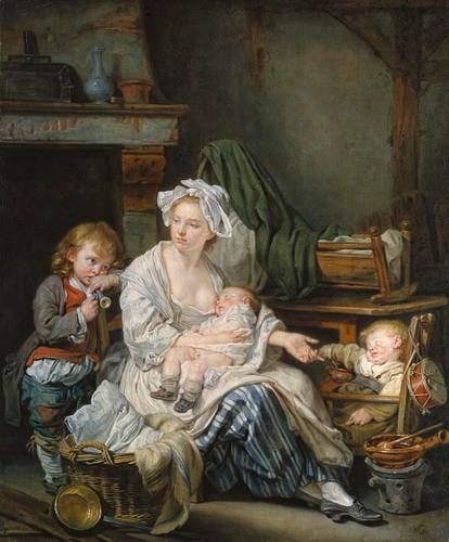 Silence by Jean-Baptiste Greuze