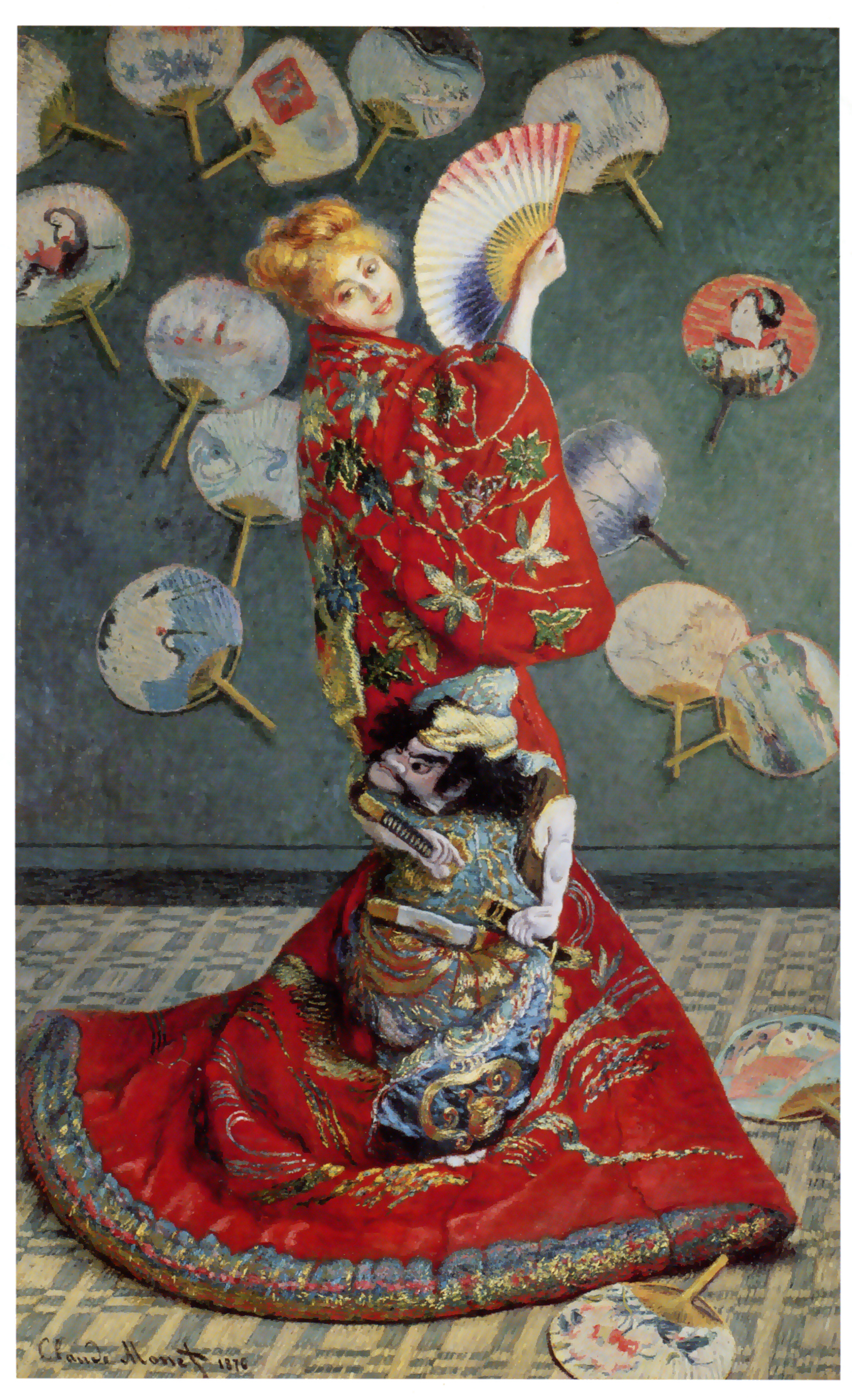 Claude Monet, La Japonaise (Camille Monet in Japanese Costume)