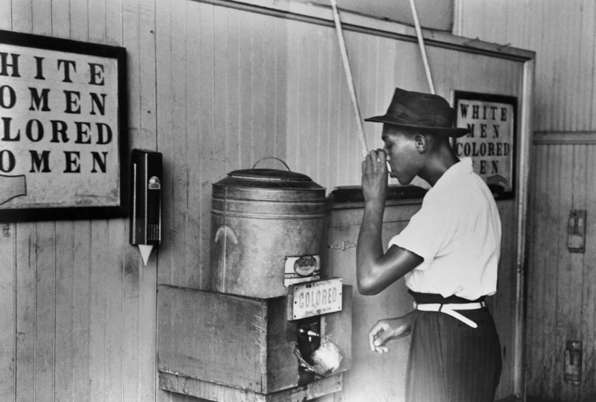 water fountain for black people