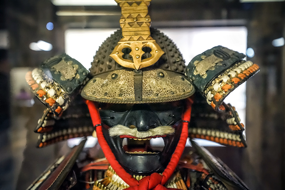 Samurai traditional war helmet
