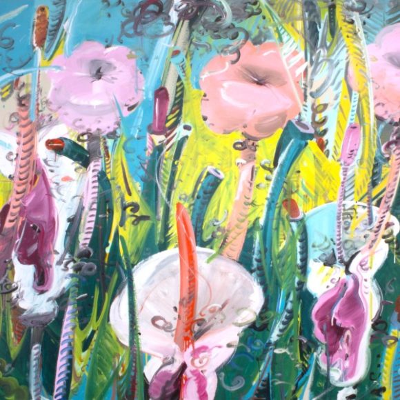 Floral painting by Cuban artist Tomas Esson