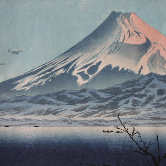 Beginning - sunrise, Japanese print