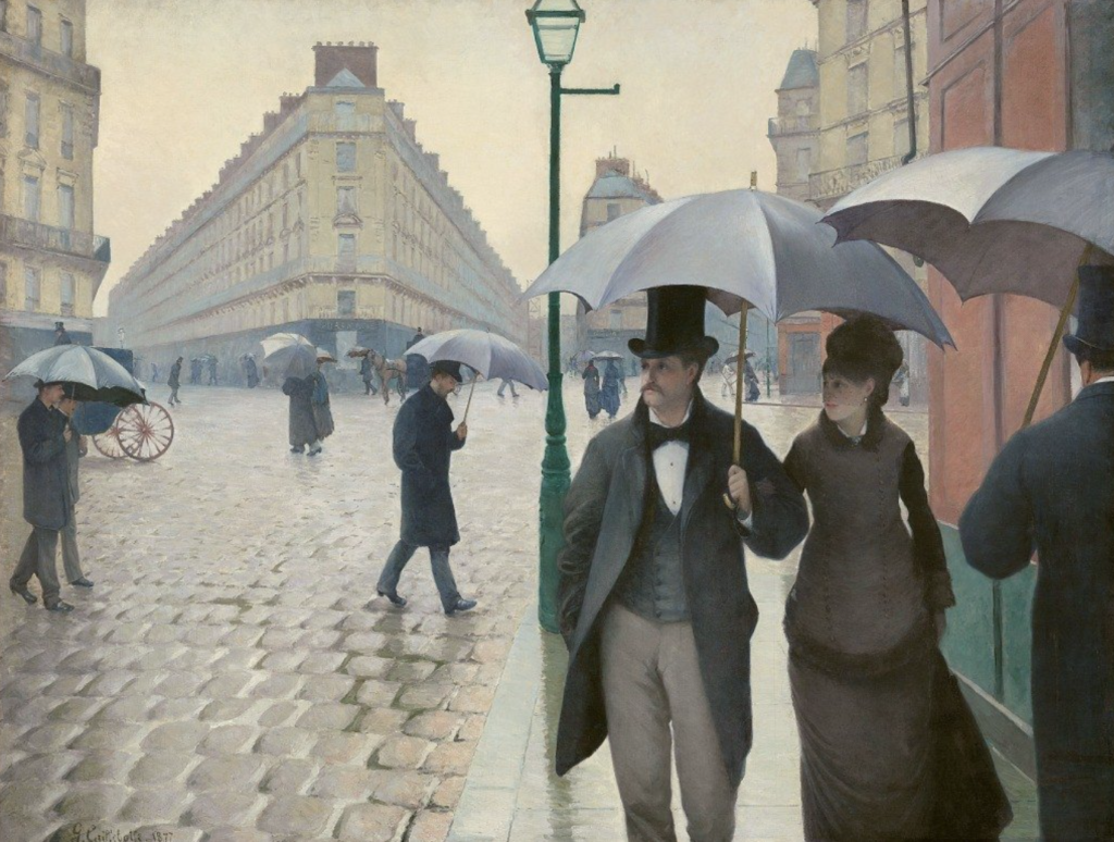 Gustave Caillebotte, Paris street, rainy day