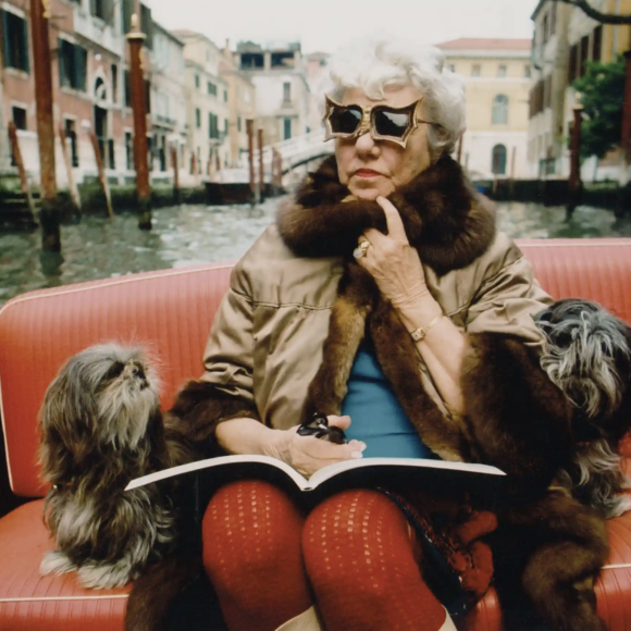 Peggy Guggenheim in Venice by Stefan Moses