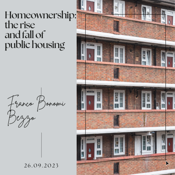 Homeownership- the rise and fall of public housing