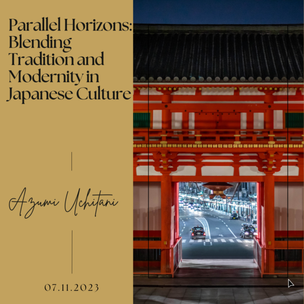 Parallel Horizons- Blending Tradition and Modernity in Japanese Culture