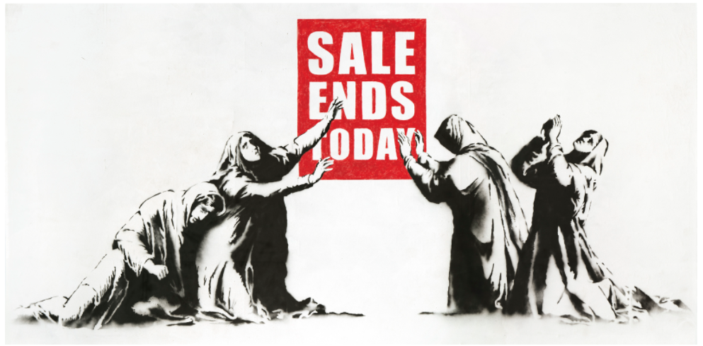 Banksy, Sale ends today