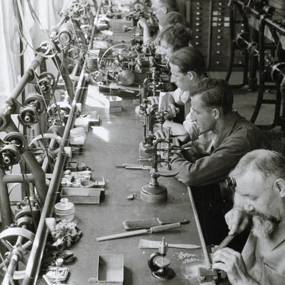 Patek Philippe Workshop at the start of industrialization _ Credit- Patek Philippe