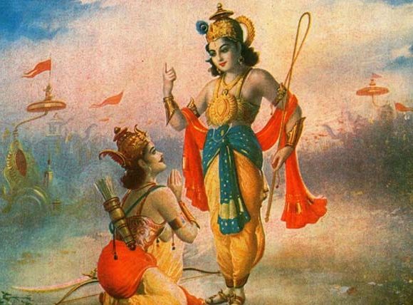 Krishna and Arjuna